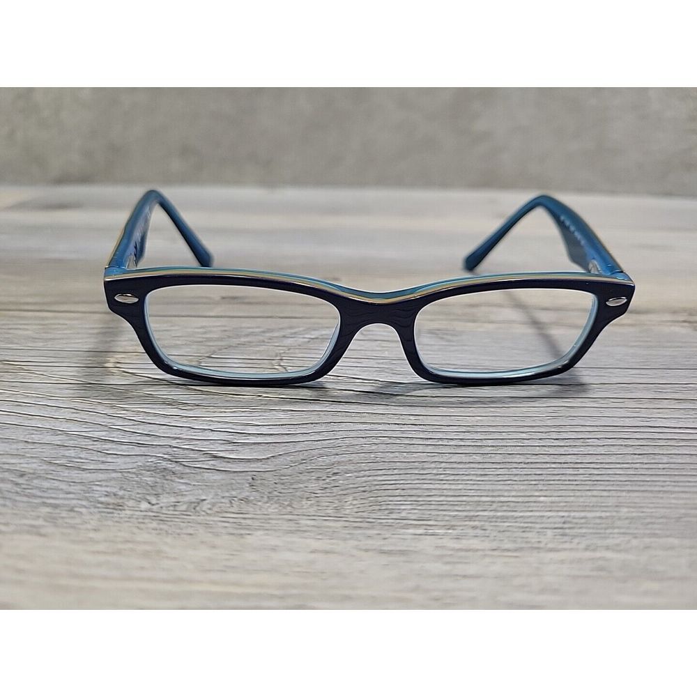 Ray-Ban RB1530 3587 Kids Eyeglasses Frames Blue Rectangle Full Rim‎ 48-16-125